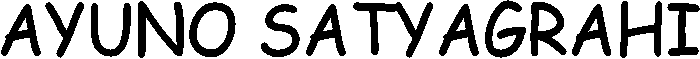 AYUNO SATYAGRAHI